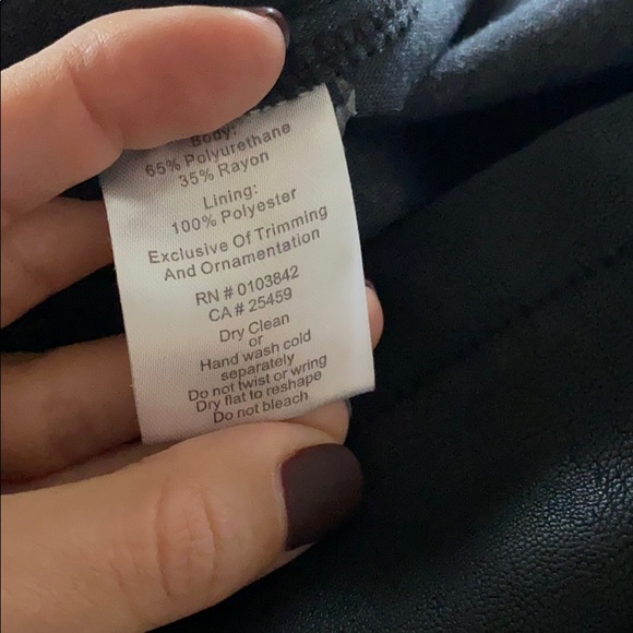 Vegan Leather Jumper - Picture 6 of 6